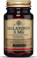 Мелатонин Солгар, 3 мг (Melatonin Solgar, 3 mg), 60 таблеток