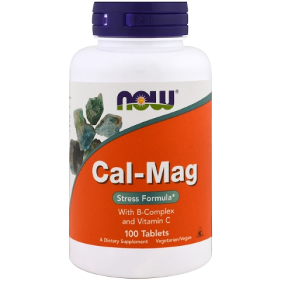 Кал-Маг Нау Фудс (Cal-Mag Caps Now Foods), 100 капсул