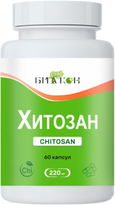 Хитозан (Chitosan) Биакон, 60 капсул
