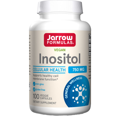 Инозитол (Inositol) 750 мг, Jarrow Formulas, 100 вегетарианских капсул