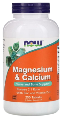 Магний и кальций (Magnesium and Calcium), 250 таблеток