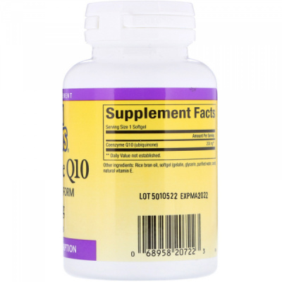 CoQ10 ( Коэнзим ) 200 mg Natural Factors, 30 гелевых капсул